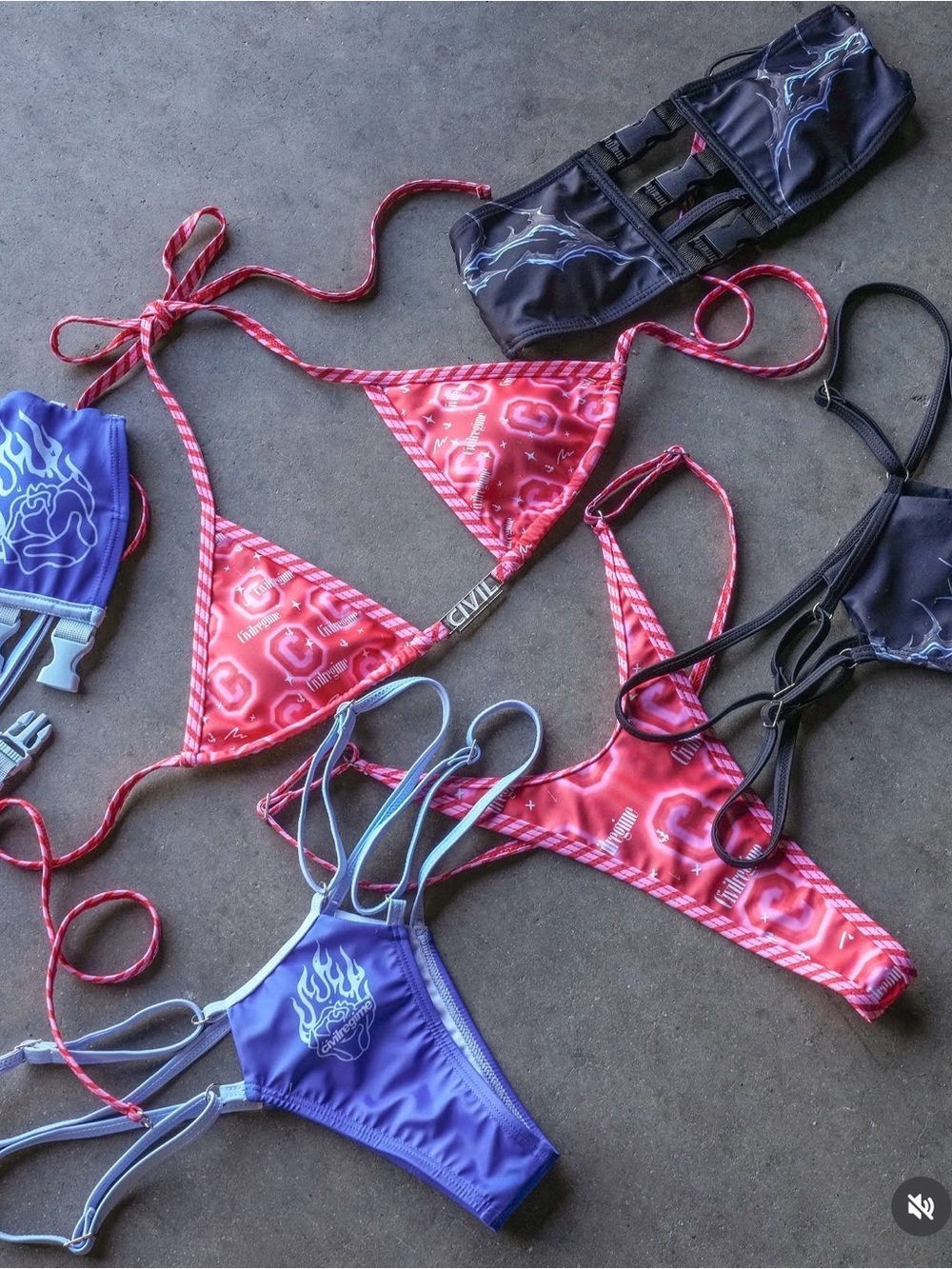 (SET) NWT Civil Regime bikini - Picture 4 of 4